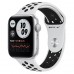 Apple Watch SE Nike GPS 44mm Silver Aluminum Case with Pure Platinum / Black Nike Sport Band (MYYH2)