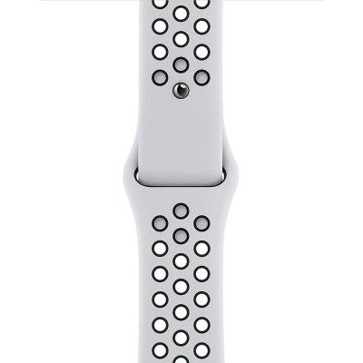 Apple Watch SE Nike GPS + Cellular 40mm Silver Aluminum Case with Pure Platinum/Black Nike Sport Band (MYYR2, MYYW2)