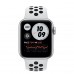 Apple Watch SE Nike GPS + Cellular 40mm Silver Aluminum Case with Pure Platinum/Black Nike Sport Band (MYYR2, MYYW2)