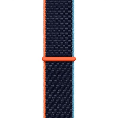 Apple Watch SE GPS 40mm Silver Aluminum Case with Deep Navy Sport Loop (MYDX2)