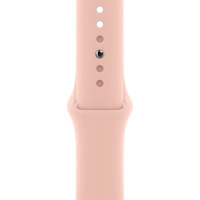 Apple Watch SE GPS + Cellular 40mm Gold Aluminum Case with Pink Sand Sport Band (MYEA2, MYEH2)