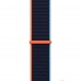 Apple Watch SE GPS + Cellular 40mm Silver Aluminum Case with Deep Navy Sport Loop (MYE92, MYEG2)