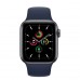 Apple Watch SE GPS + Cellular 40mm Space Gray Aluminum Case with Deep Navy Sport Band (MYF42, MYF72)