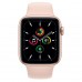 Apple Watch SE GPS + Cellular 44mm Gold Aluminum Case with Pink Sand Sport Band (MYEP2, MYEX2)