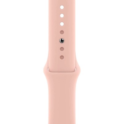 Apple Watch SE GPS + Cellular 44mm Gold Aluminum Case with Pink Sand Sport Band (MYEP2, MYEX2)