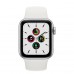 Apple Watch SE GPS + Cellular 40mm Silver Aluminum Case with White Sport Band (MYE82, MYEF2)
