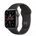 Apple Watch SE GPS 40mm Space Gray Aluminum Case with Black Sport Band (MYDP2)