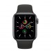 Apple Watch SE GPS + Cellular 40mm Space Gray Aluminum Case with Black Sport Band (MYED2, MYEK2)