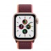 Apple Watch SE GPS + Cellular 40mm Gold Aluminum Case with Plum Sport Loop (MYEC2, MYEJ2)