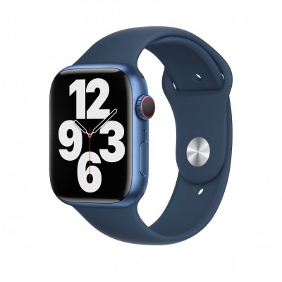 Apple Abyss Blue Sport Band для Apple Watch 44/45mm (MKUW3)