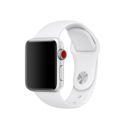 Apple White Sport Band (MTPK2, MJ4M2, MQ3Q2) для Apple Watch 42/44mm