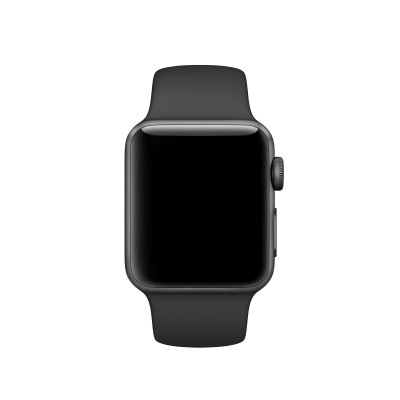 Apple Black Sport Band (MTPL2, MJ4N2, MJ4Q2, MJ4G2, MU9L2) для Apple Watch 42/44mm
