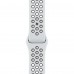 Apple Pure Platinum/Black Nike Sport Band для Apple Watch 44/45mm (ML893)