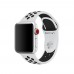 Apple Pure Platinum/Black Nike Sport Band (MQWQ2, MX8F2) для Apple Watch 42/44mm