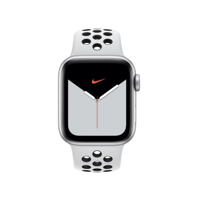 Apple Pure Platinum/Black Nike Sport Band (MQ2J2/MTMQ2) для Apple Watch 38/40mm