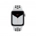 Apple Pure Platinum/Black Nike Sport Band (MQ2J2/MTMQ2) для Apple Watch 38/40mm