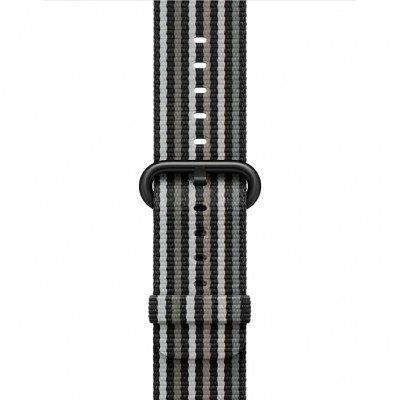 Apple Black Stripe Woven Nylon Band (MRHC2) для Apple Watch 38/40mm