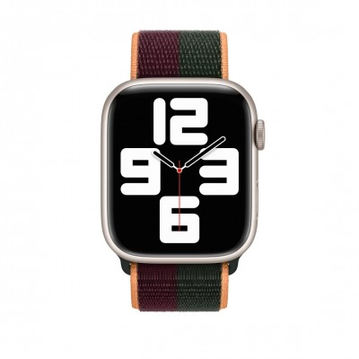 Apple Dark Cherry/Forest Green Sport Loop для Apple Watch 40/41mm (ML2R3)