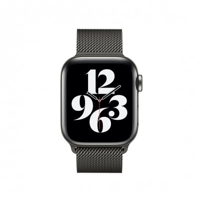 Apple Graphite Milanese Loop для Apple Watch 38/40mm (MYAN2)