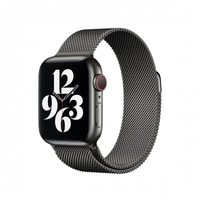 Apple Graphite Milanese Loop для Apple Watch 42/44mm (MYAQ2)