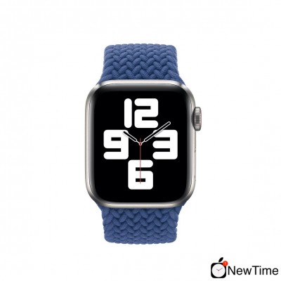 Apple Atlantic Blue Braided Solo Loop - Size 7 для Apple Watch 38/40mm (MY722)