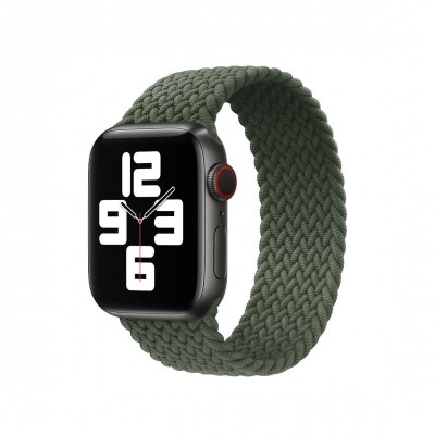 Apple Inverness Green Braided Solo Loop - Size 5 для Apple Watch 38/40mm (MY6P2)