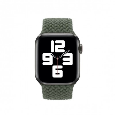 Apple Inverness Green Braided Solo Loop - Size 5 для Apple Watch 38/40mm (MY6P2)