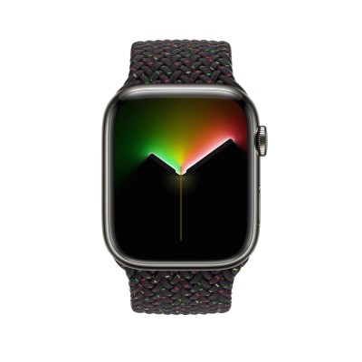 Apple Black Unity Braided Solo Loop - Size 6 для Apple Watch 44/45mm (MMWM3)