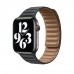 Apple Black Leather Link M / L (MY9N2) для Apple Watch 42/44mm