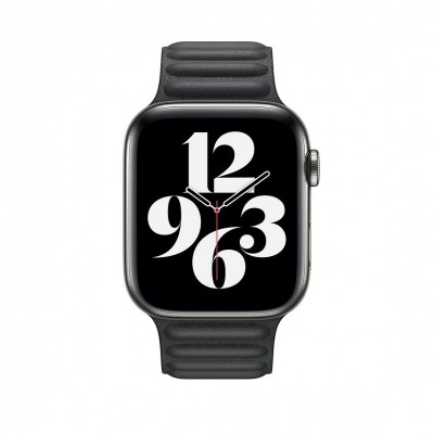 Apple Black Leather Link M / L (MY9N2) для Apple Watch 42/44mm