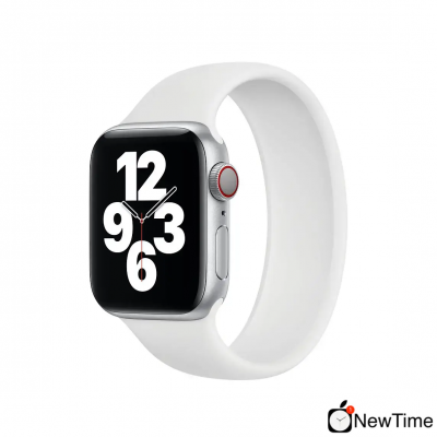 Ремінець Apple White Solo Loop - Size 1 для Apple Watch 38/40/41/42mm (MYNM2)