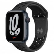 Apple Watch Nike Series 7 GPS 45mm Midnight Aluminum Case with Anthracite/Black Nike Sport Band (MKNC3)