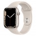 Apple Watch Series 7 GPS 45mm Starlight Aluminum Case with Starlight Sport Band (MKN63)