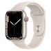 Apple Watch Series 7 GPS + Cellular 45mm Starlight Aluminum Case with Starlight Sport Band (MKJ83, MKJQ3)