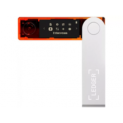 Аппаратный криптокошелек Ledger Nano X Blazing Orange